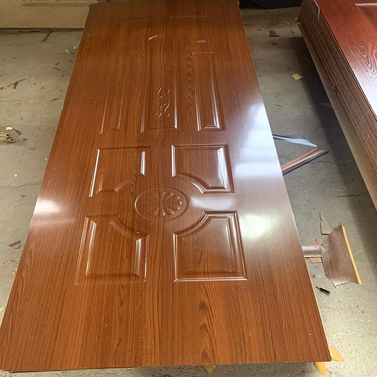 Panneaux décoratifs de peau de porte intérieure de MDF de WPC de vendeur d'usine de la Chine