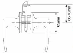 Security Heavy Duty Lever Lock, Handle Door Lever